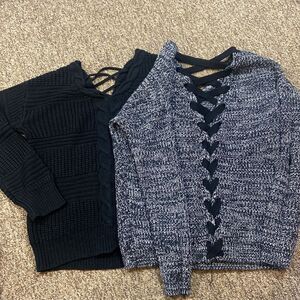 By Tow Twice Women Sweater Poofi Size XS & S
